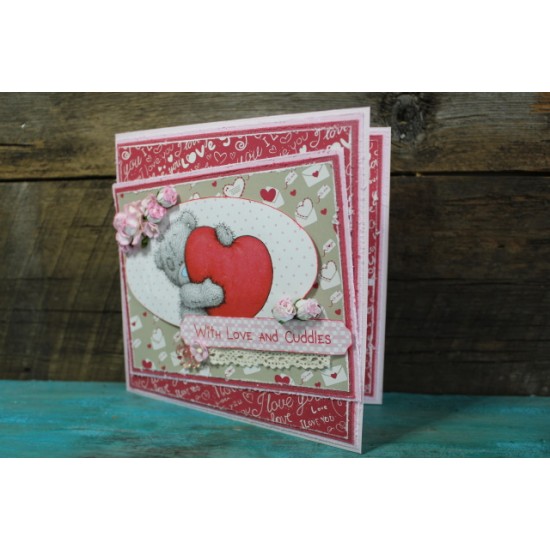 Carte 6x6 - With love and cuddles